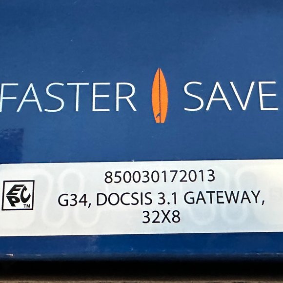 ARRIS Surfboard G34 DOCSIS 3.1 Wi-Fi 6 Cable Modem AX3000 Open Box Tested/Works - Picture 2 of 5